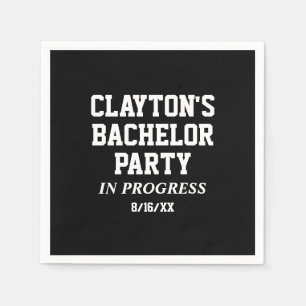 バチュラーパーティ進行中ナプキンス スタンダードカクテルナプキン