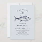 バチュラーパーティ魚釣りトリップウィークエンド 招待状 (正面)