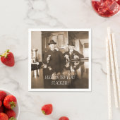 バチュラーパーティ1890のメンズビールはこちら2あなたの吸盤 スタンダードカクテルナプキン (インサイチュ)