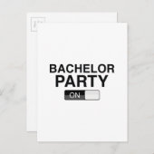 バチュラーパーティ インビテーションポストカード (正面/裏面)