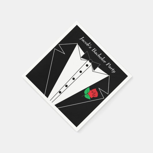 バチュラーパーティ スタンダードカクテルナプキン (角)