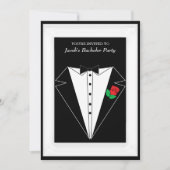 バチュラーパーティ 招待状 (正面)