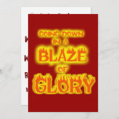 バチュラーパーティ 招待状 (正面/裏面)