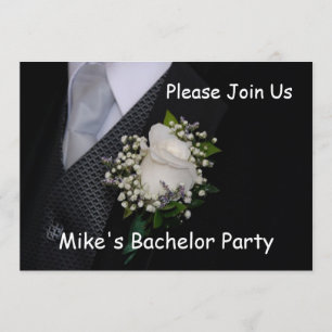 バチュラーパーティ 招待状