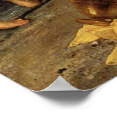 バッカスとアリアドネbyティツィア ポスター (角)