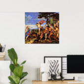 バッカスとアリアドネbyティツィア ポスター (ホームオフィス)