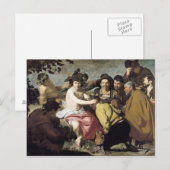 バッカスの勝利， 1628 ポストカード (正面/裏面)