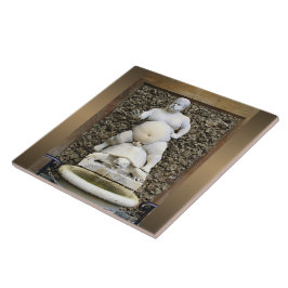 バッカスの噴水 タイル