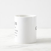 バッカスの定義 コーヒーマグカップ (中央)