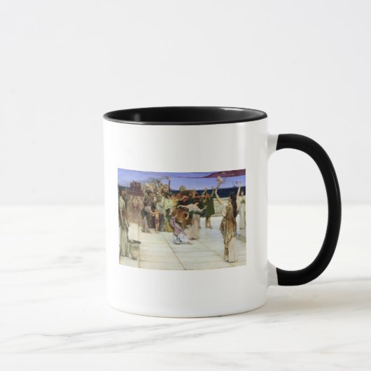 バッカスへのアルマTadema |Aの献呈 マグカップ (右)
