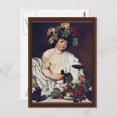 バッカスバイミケランジェロメリシダカラヴァッジョ ポストカード (正面/裏面)