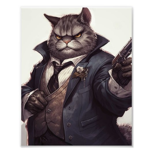 バッカス動物のポスター フォトプリント            (正面)