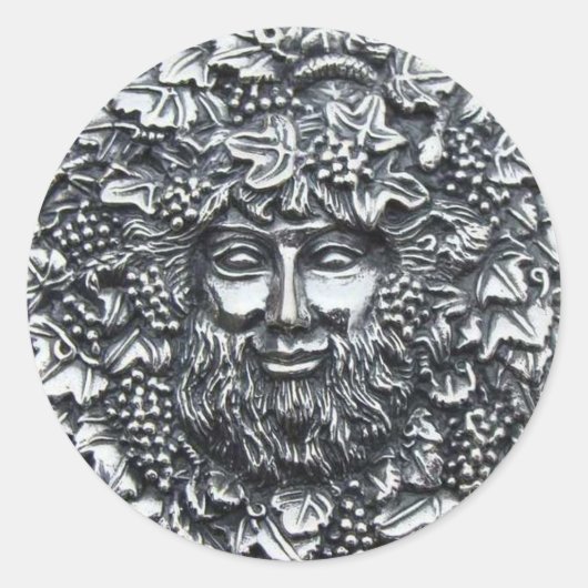 バッカス1ステッカー ラウンドシール (正面)