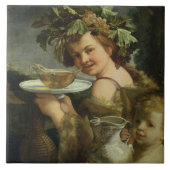 バッカス(キャンバスの油) タイル (正面)