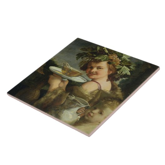 バッカス(キャンバスの油) タイル (側面)