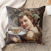 バッカス、ブドウ、白ワイン クッション (ブランケット)