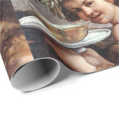 バッカス、ブドウ、白ワイン ラッピングペーパー (ロールコーナー)