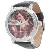 バッカス、ブドウ、白ワイン 腕時計 (アングル)