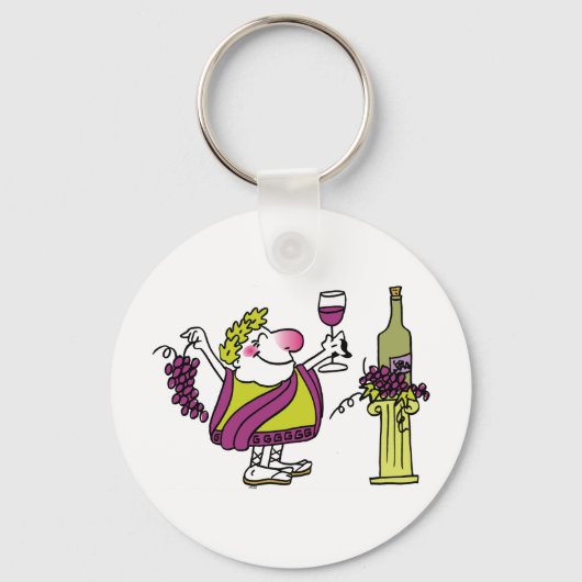 バッカス&ワイン キーホルダー (正面)