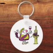 バッカス&ワイン キーホルダー (正面)