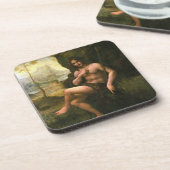 バッカス、c.1695 (キャンバスの油) コースター (左側)