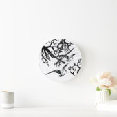 バッカチア・イン・ヴォロ・トラ・イ・ラミ・ラウンド・クロック ラウンド壁時計 (ホーム)