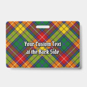 バッカナン氏族の紋章（クラン・バッカナン・クレスト） バッジ (裏面)