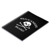 バッカニアブランド ノートブック (左側)