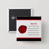 バッガーのカスタマイズ可能ボタン 缶バッジ (正面&裏面)