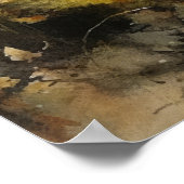 バッガーウッドランドアニマルアートプリントポスター ポスター (角)