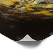 バッガーウッドランドアニマルアートプリントポスター ポスター (角)