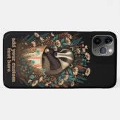 バッガーシッティングカップワイルドフラワーコテージコアカスタムーレ Case-Mate iPhoneケース (裏面(横))