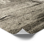 バッキンガムの家の眺め、W.ナイト、p刻印 ポスター (角)