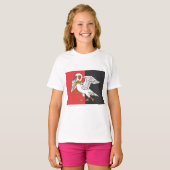 バッキンガムシャー州旗 (イギリスのカウンティ) Tシャツ (正面フル)