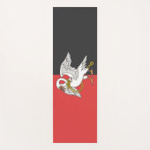 バッキンガムシャー州旗 ヨガマット (正面)