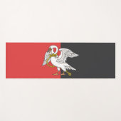 バッキンガムシャー州旗 ヨガマット (正面(横))