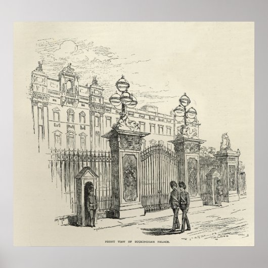バッキンガムパレスの正面 ポスター (正面)
