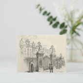 バッキンガムパレスの正面 ポストカード (スタンド正面)