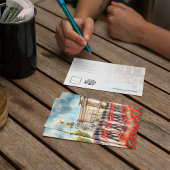 バッキンガムパレスロンドンウォーターカラーポストカード 招待状