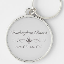 バッキンガムパレス緯度と経度 キーホルダー