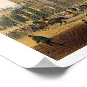 バッキンガムパレスc.1862 （カラーリトボ） ポスター (角)