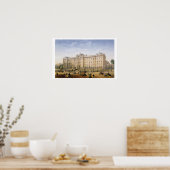 バッキンガムパレスc.1862 （カラーリトボ） ポスター (キッチン)