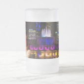 バッキンガムファウンテンシカゴフロストグラスビアマグ フロストグラスビールジョッキ (中央)