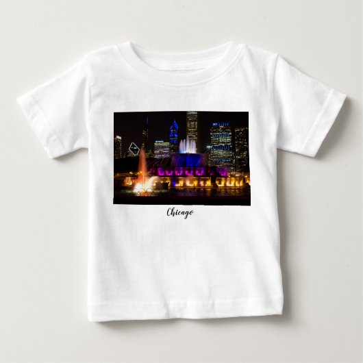 バッキンガムファウンテンシカゴ ベビーTシャツ (正面)