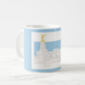 バッキンガム宮殿のマグ コーヒーマグカップ (正面左)