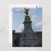 バッキンガム宮殿の前で ポストカード (正面/裏面)