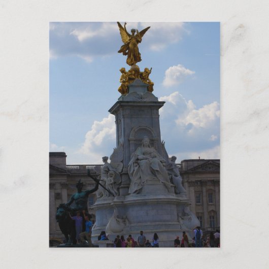 バッキンガム宮殿の前で ポストカード (正面)