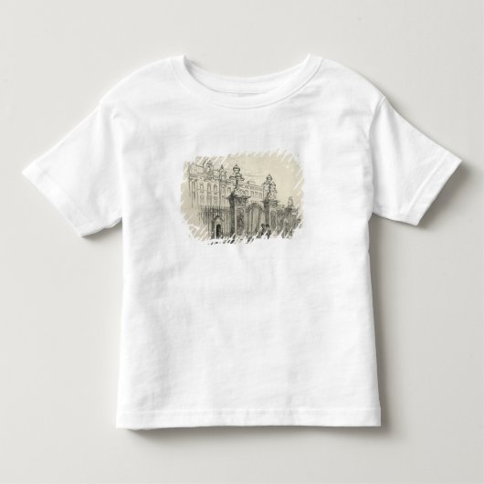 バッキンガム宮殿の正面図 トドラーTシャツ (正面)