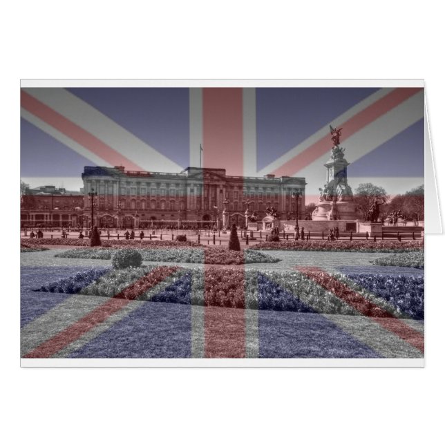 バッキンガム宮殿英国国旗の旗 (正面横)