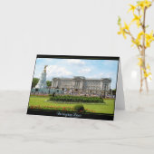 バッキンガム宮殿 カード (黄色い花)